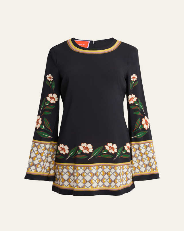 Supremes-Print Mini Swing Dress